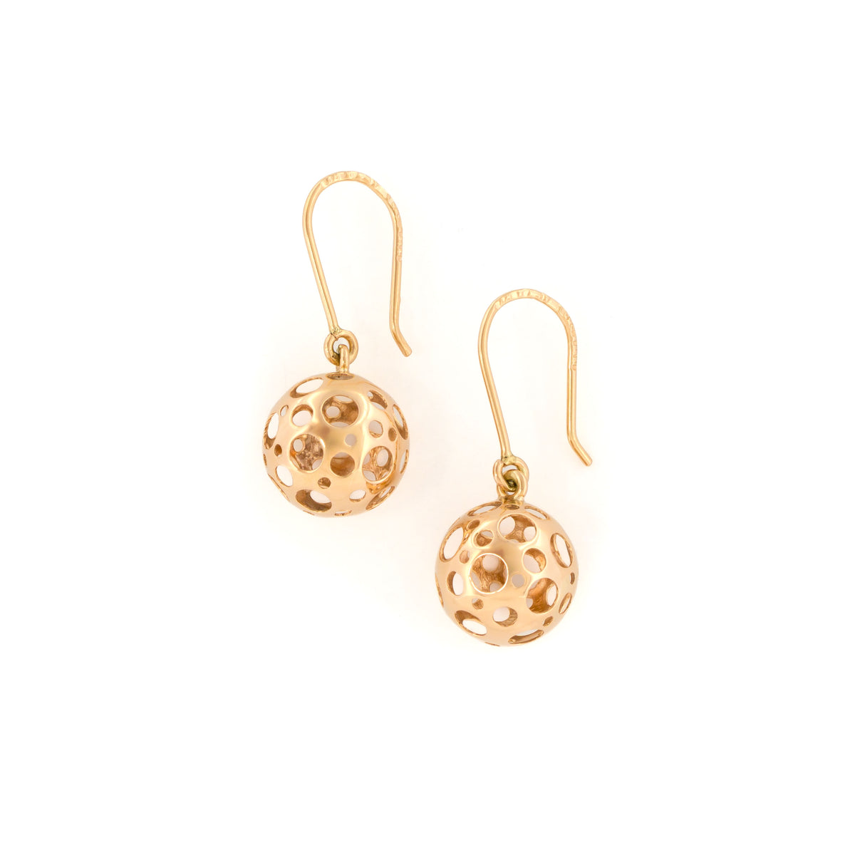Liisa Vitali Leppäkerttu Yellow Gold Earrings