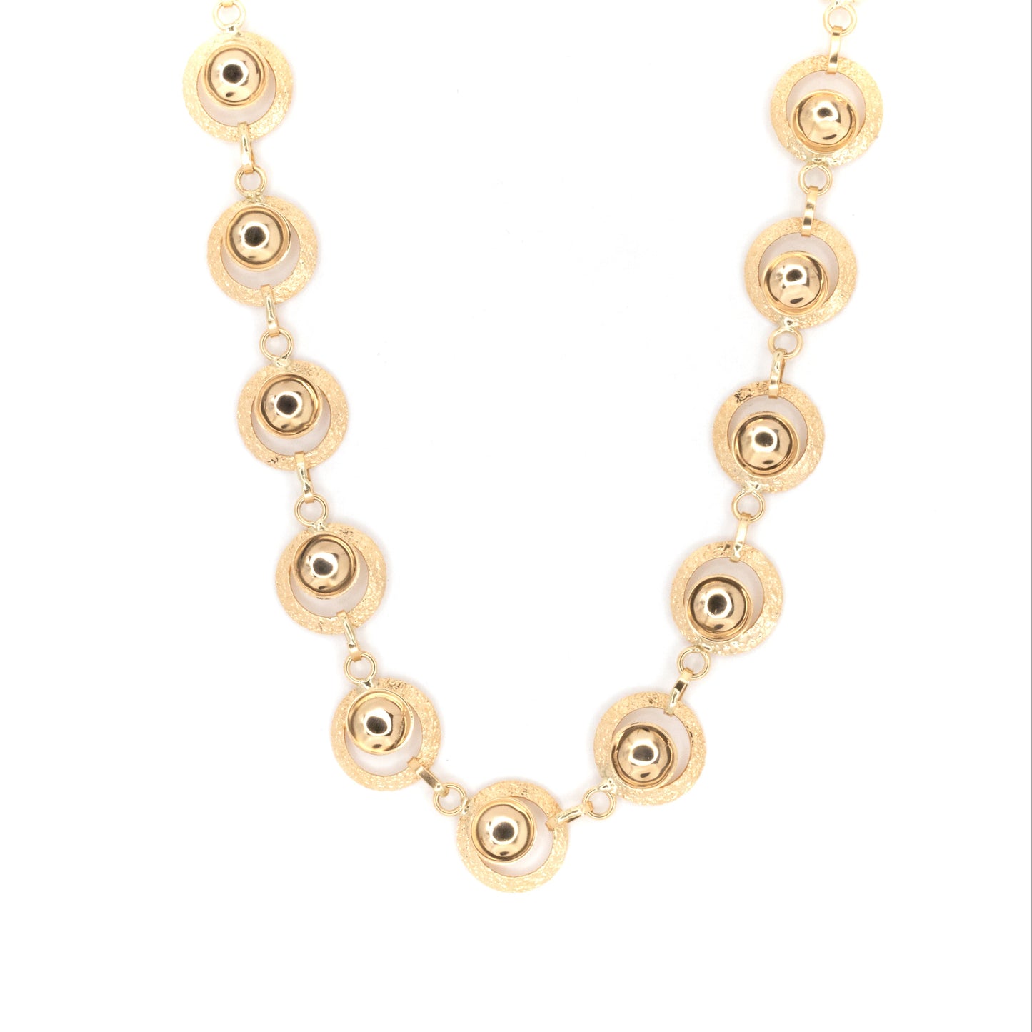 60's Style Gold Necklace