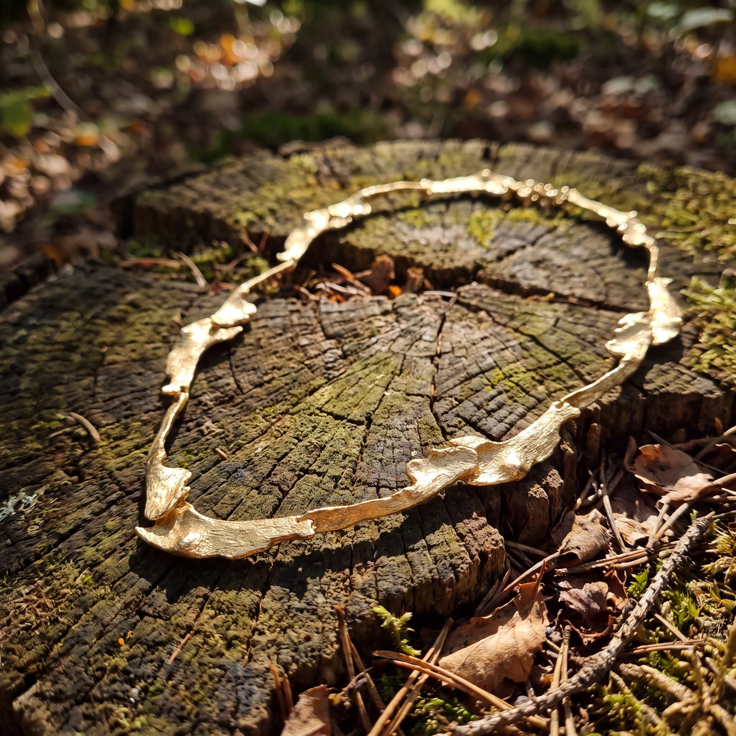 Lapponia Maariankämmekät keltakulta kaulakoru