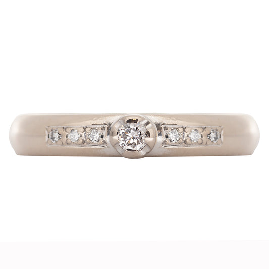White Gold Diamond Ring