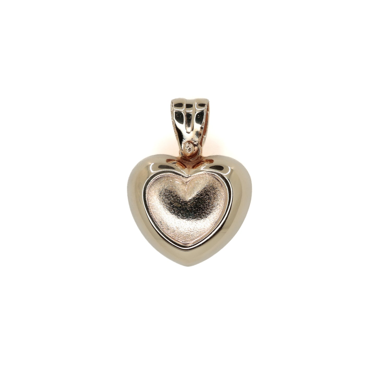 Bold Gold Heart Pendant