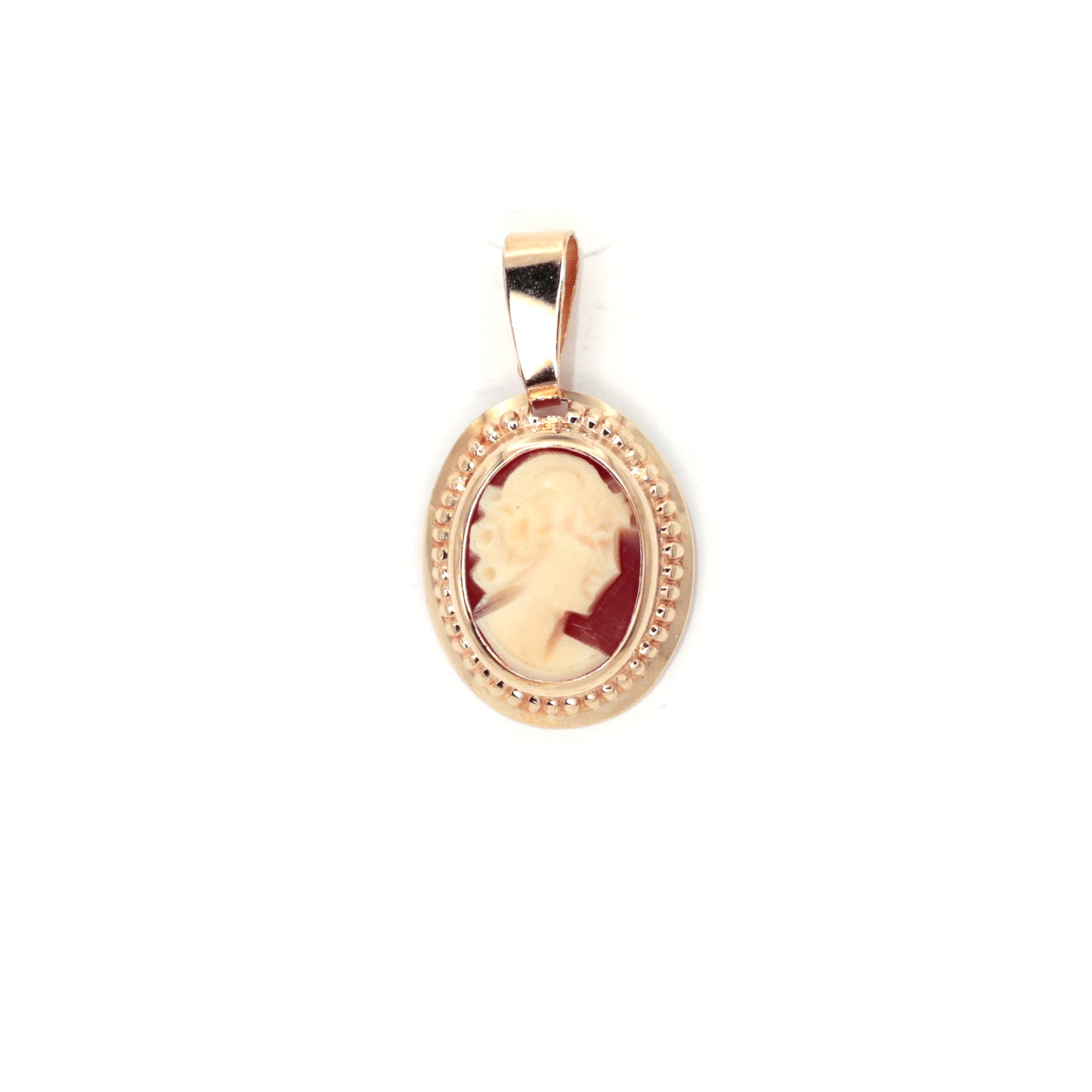 Small Cameo Gold Pendant