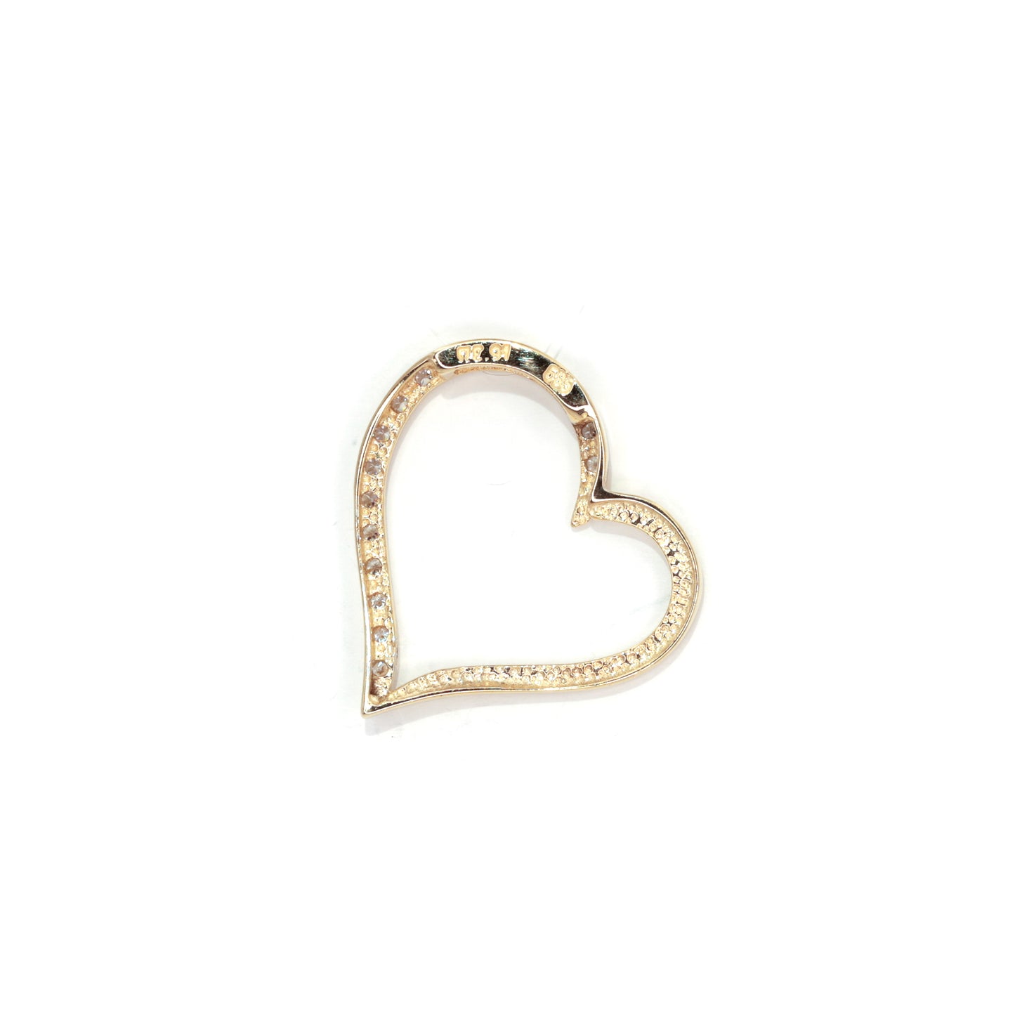 Large Heart Gold Pendant