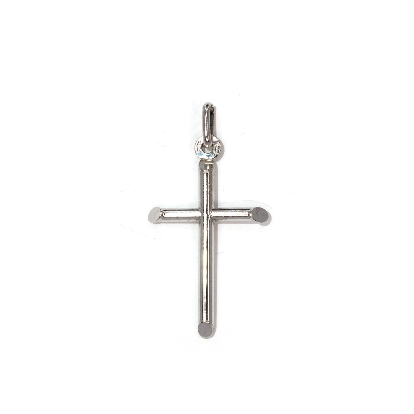 White Gold Cross Pendant