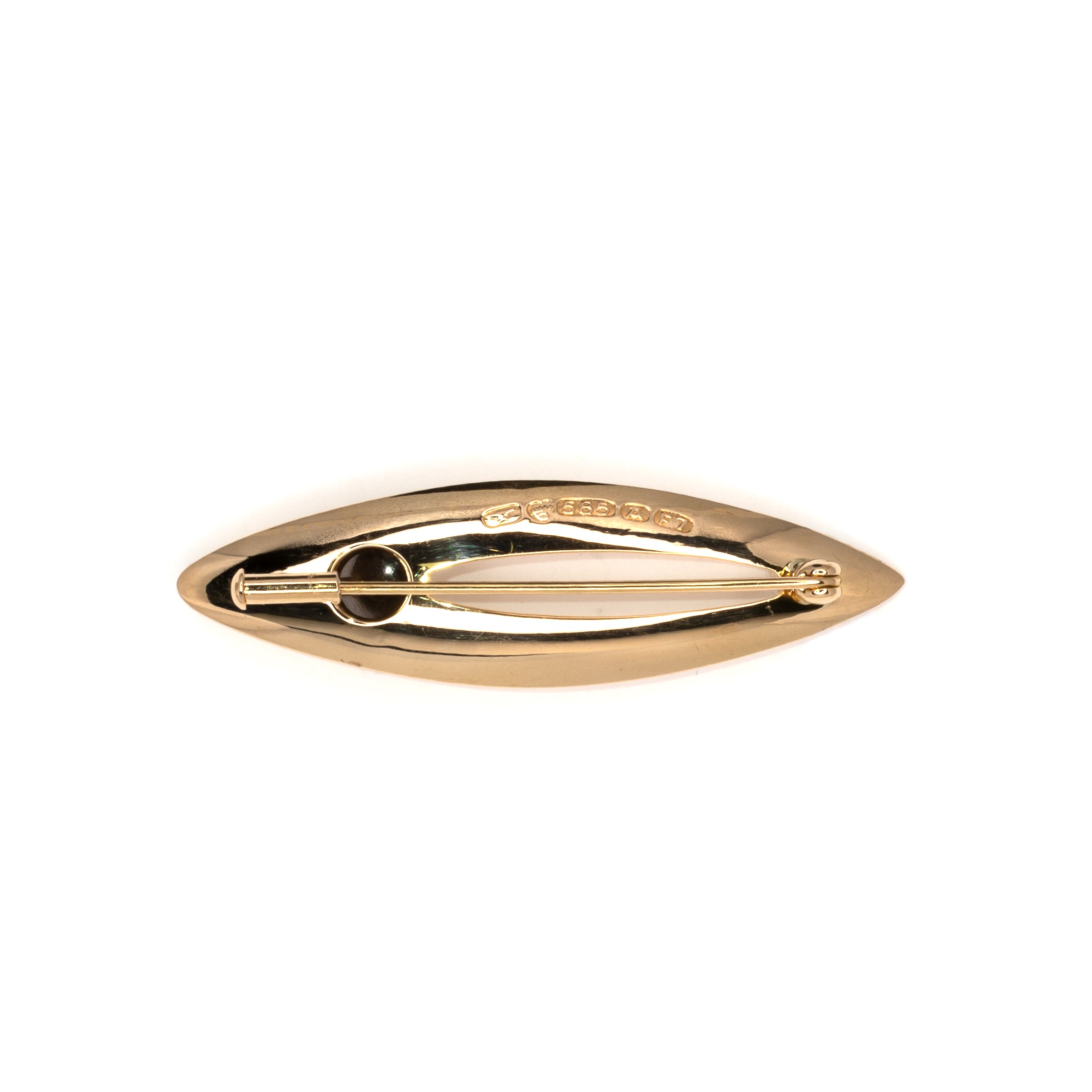 Gem Gold Brooch