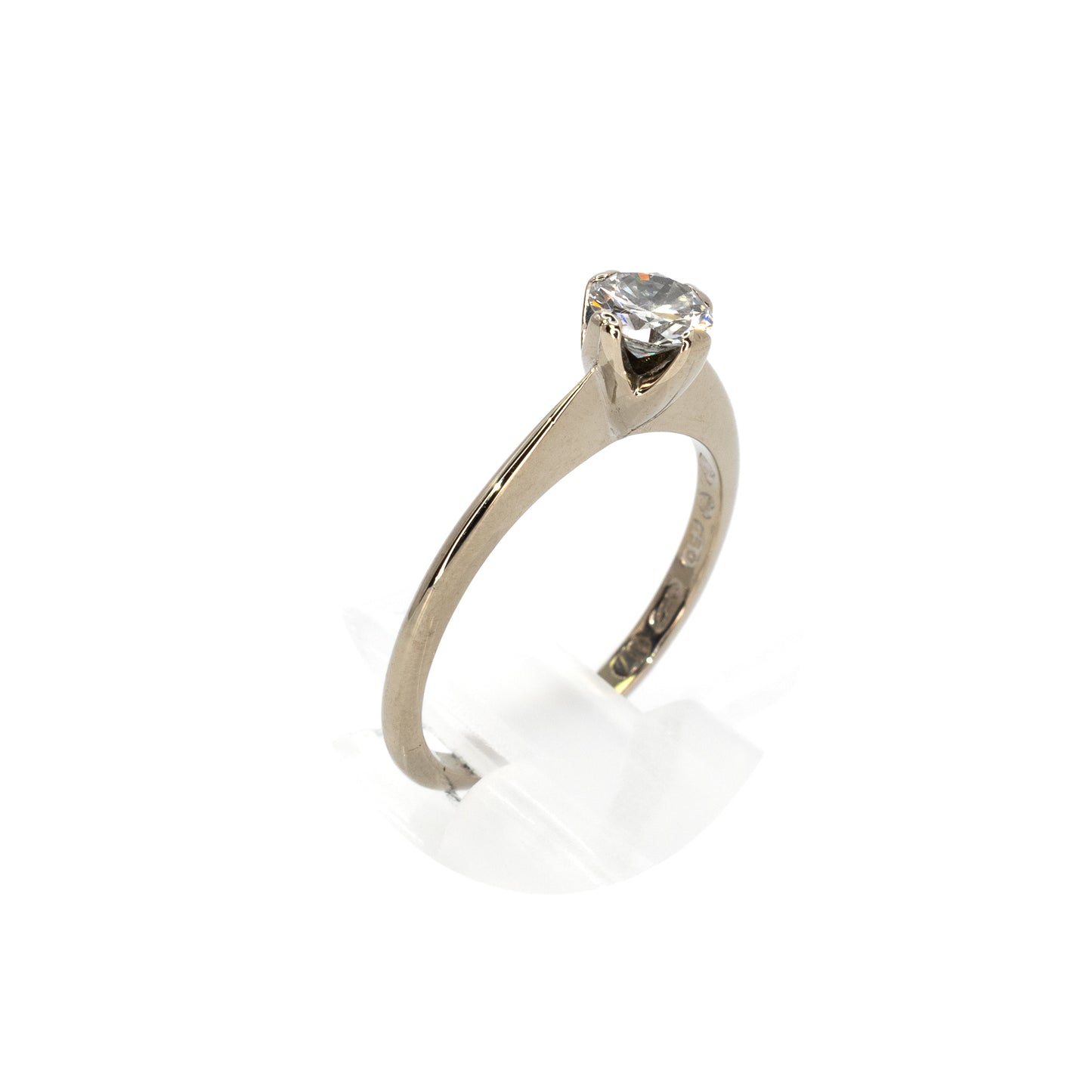 Tillander Diamond Solitaire White Gold Ring