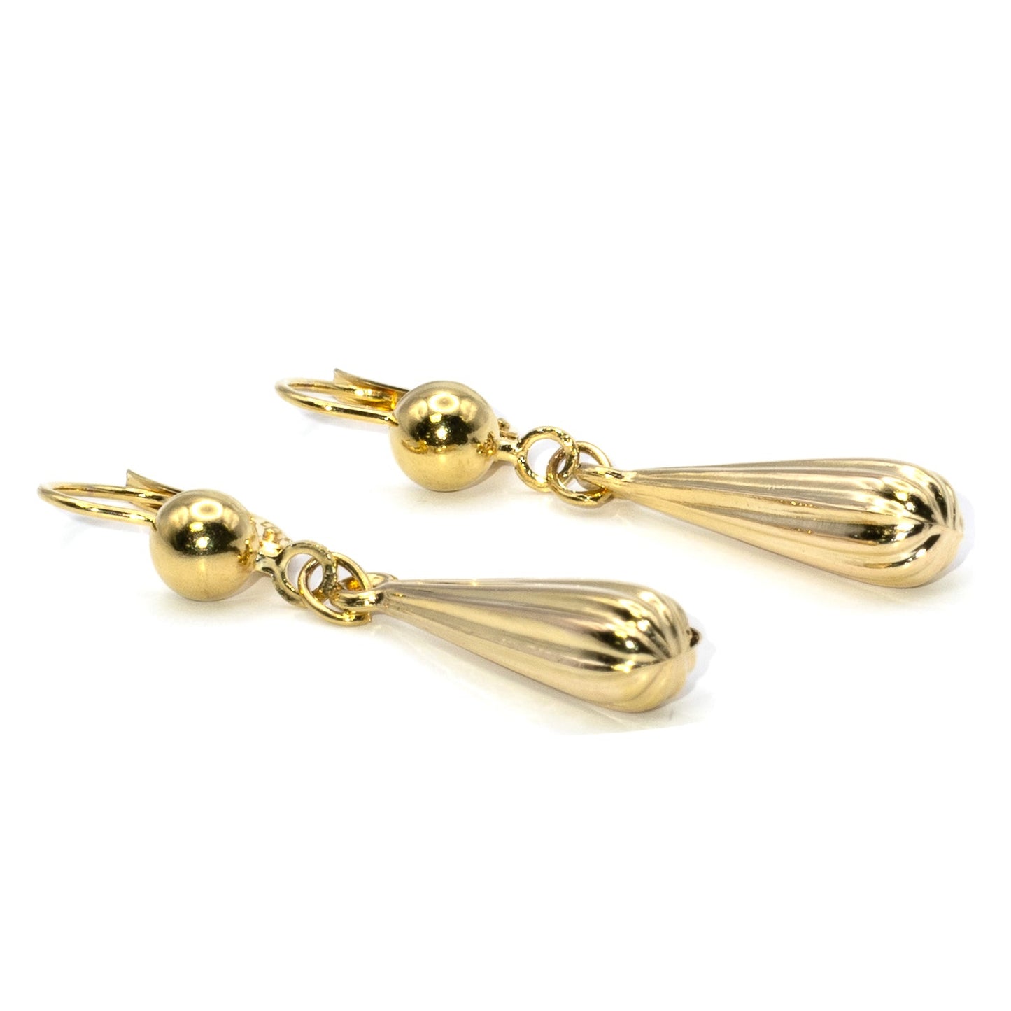 Gold Teardrop Earrings