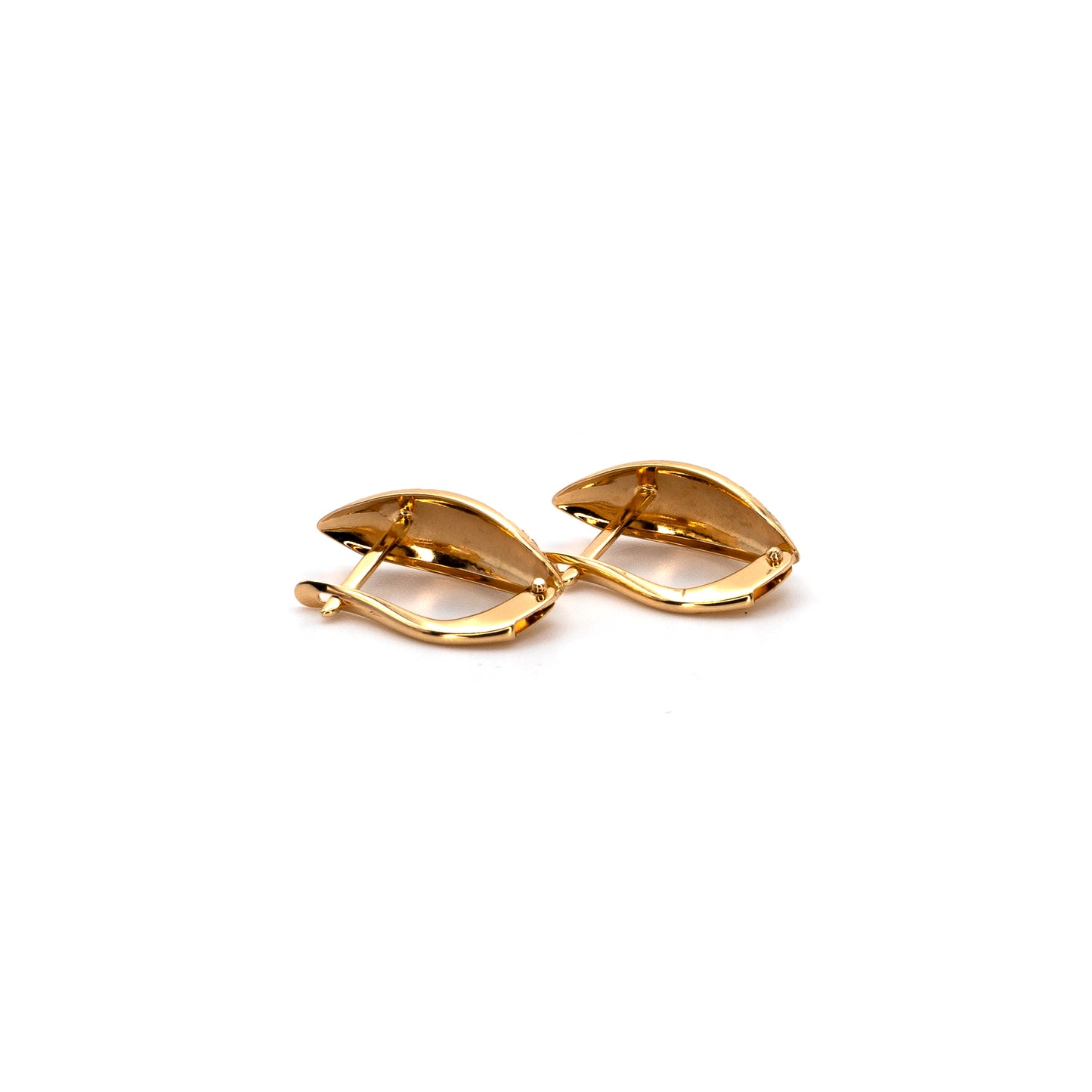 Almond Gold Earrings