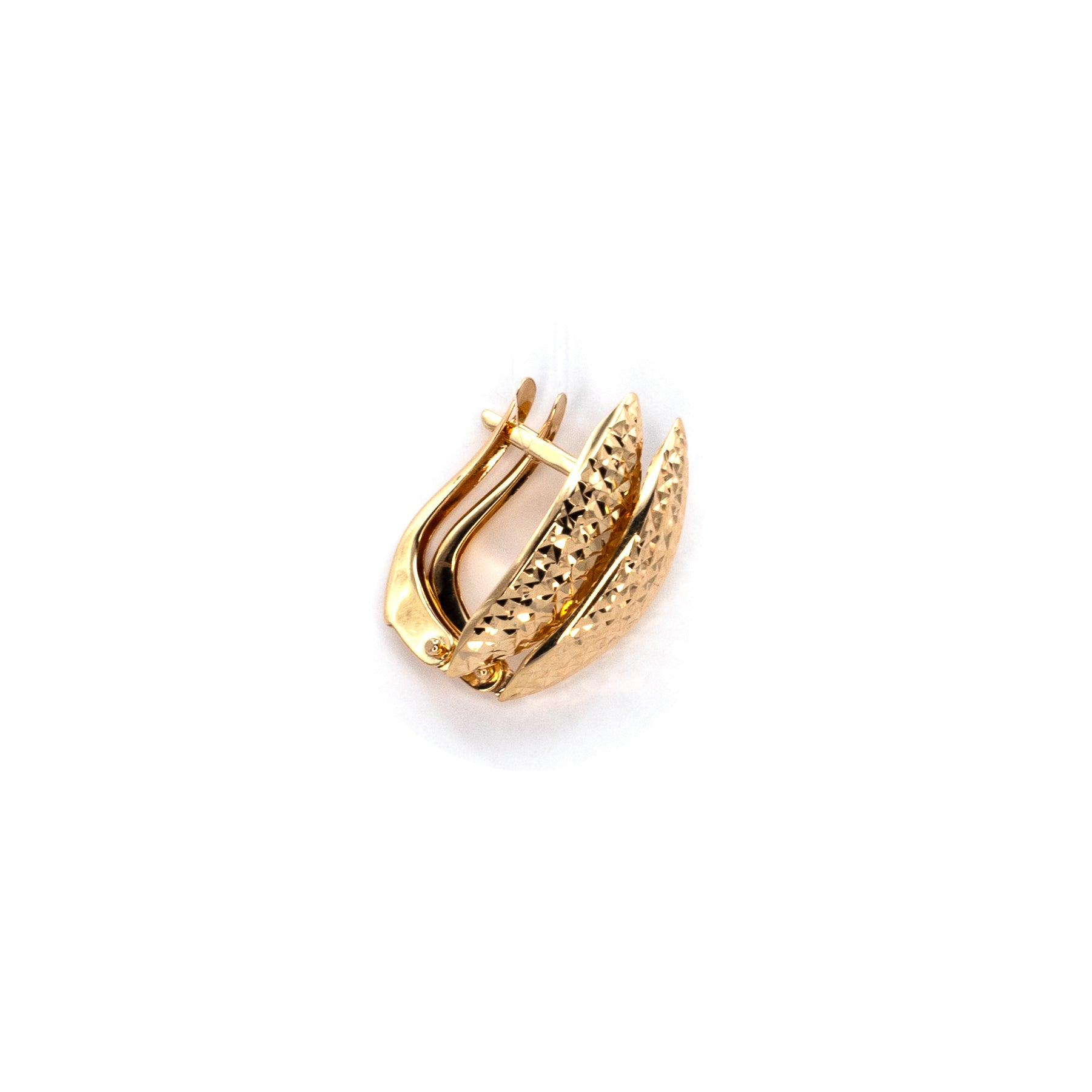 Almond Gold Earrings