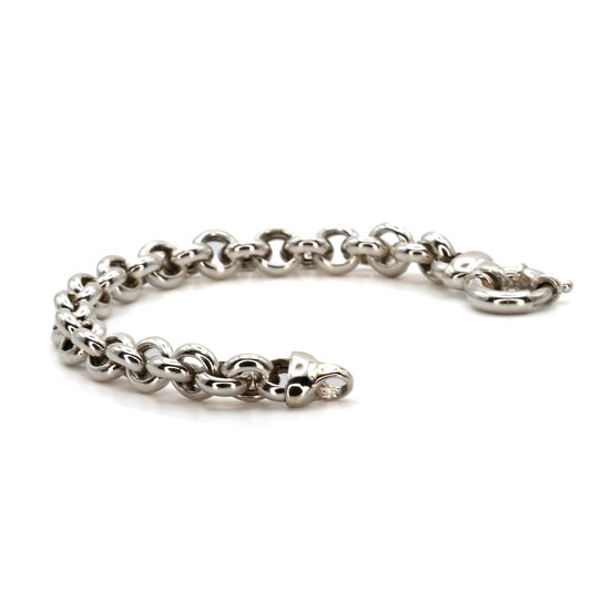 Kalevala Silver Anchor Bracelet