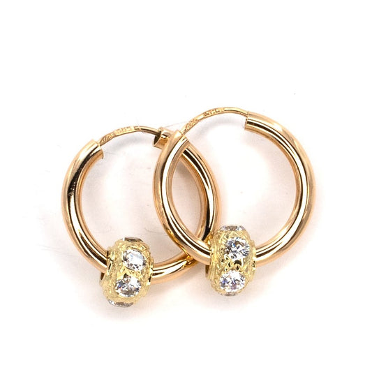 Charmed Gold Hoops