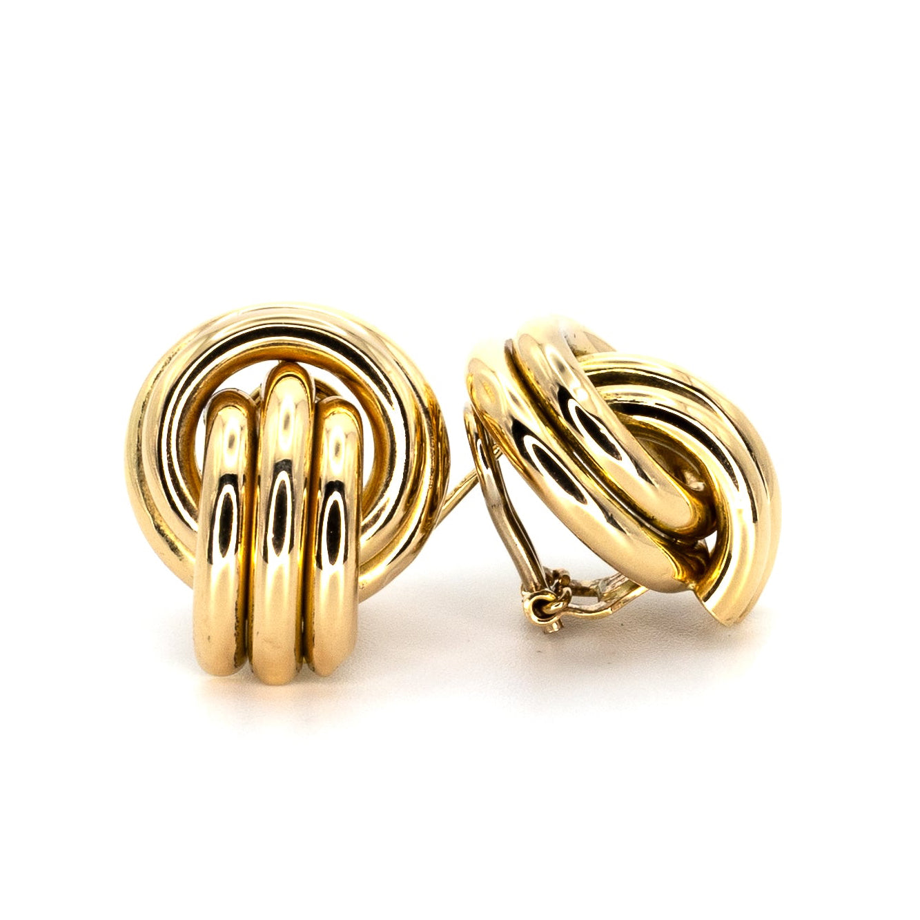 Gold Knot Earrings