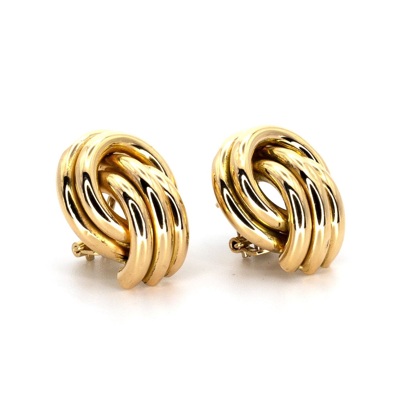 Gold Knot Earrings