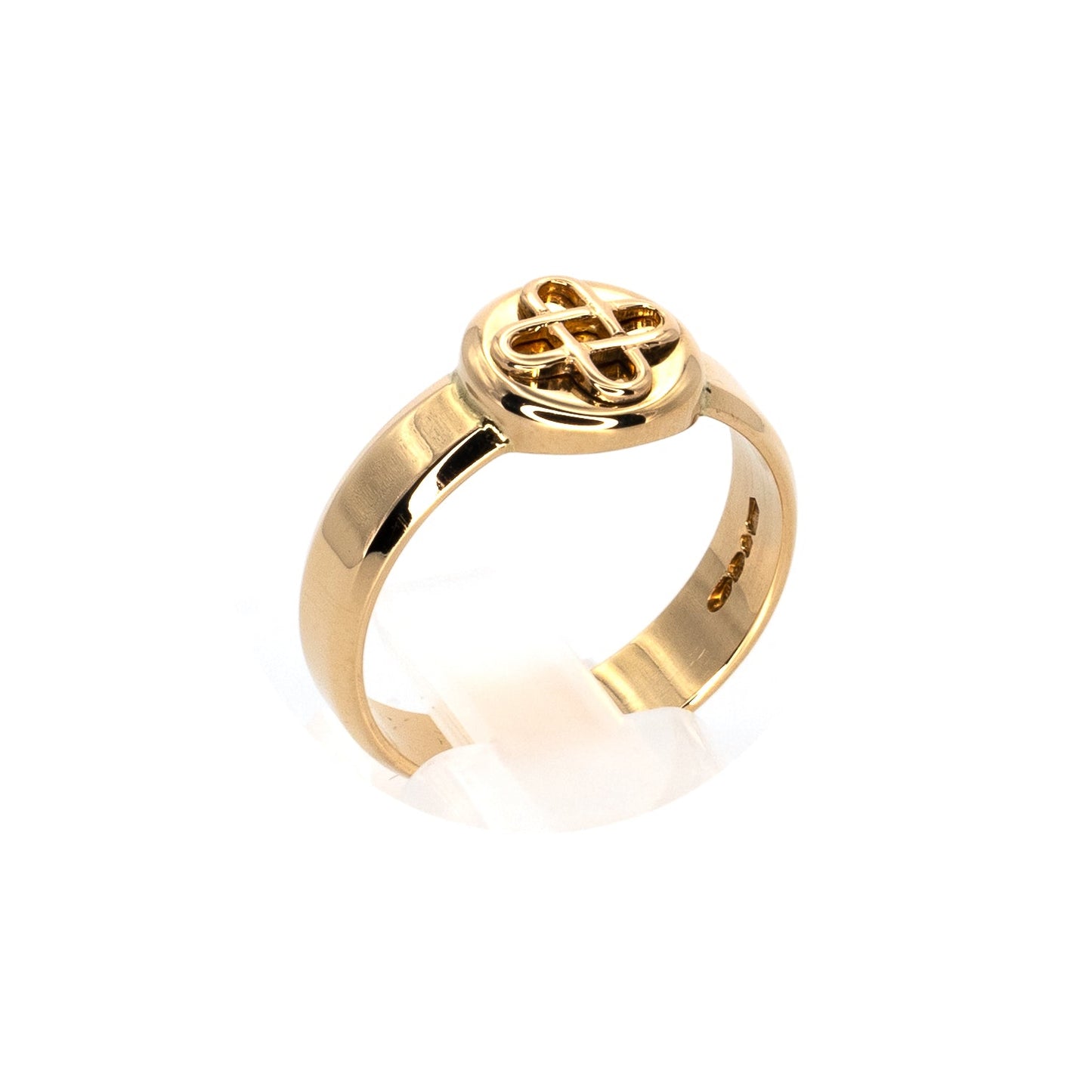 "Golden Seal of Strength" Gold Ring