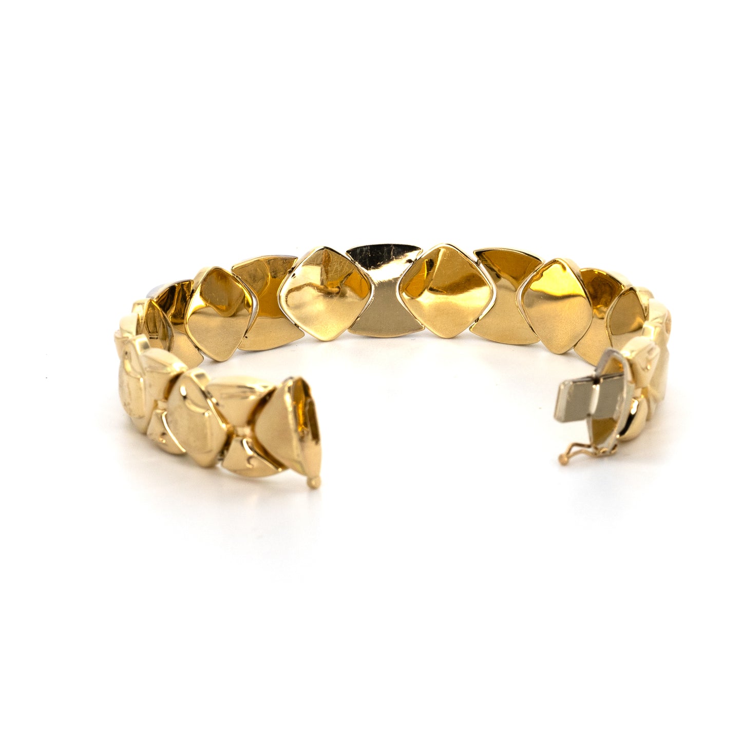 Bow Link Gold Bracelet