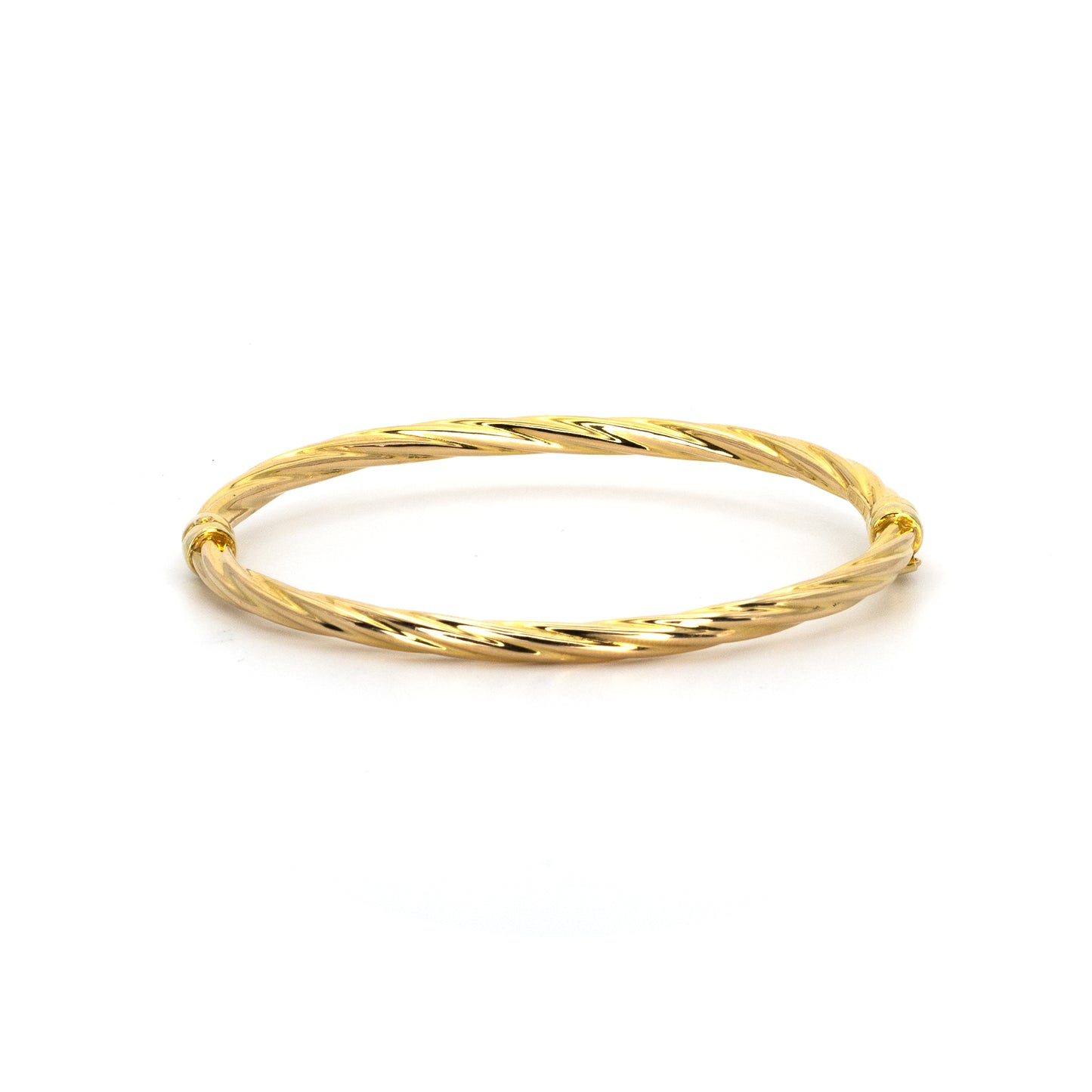 Twisted Gold Bangle