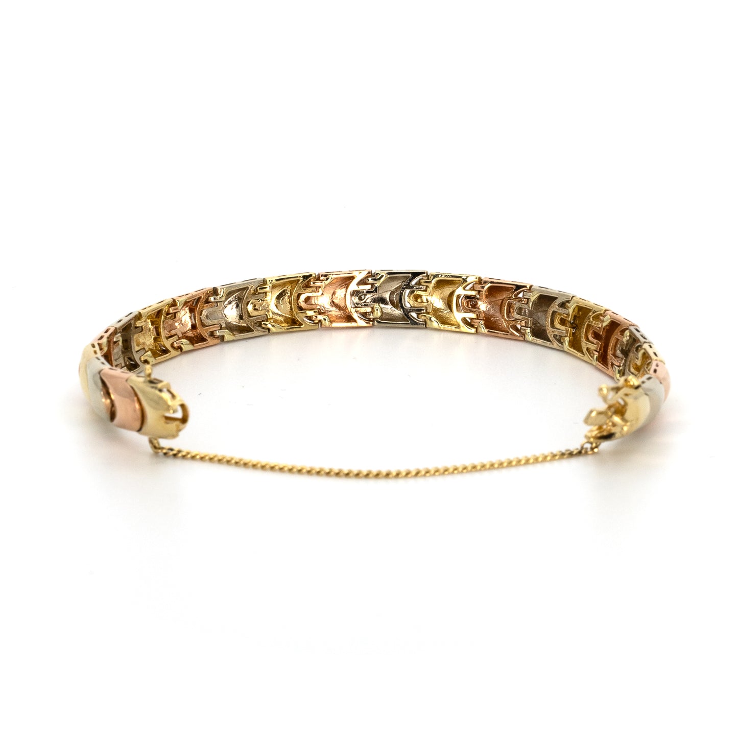 Tri-colour Gold Bracelet