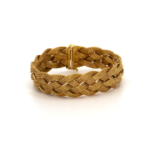 Braided Gold Vintage Bracelet