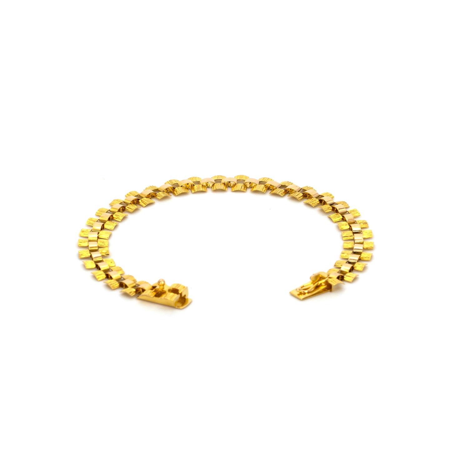 Gold Foil Link Bracelet