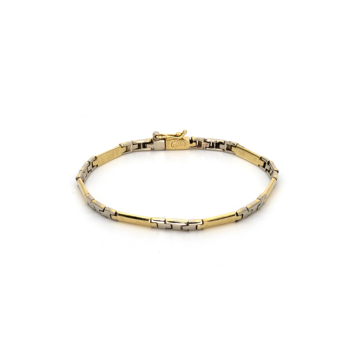 Bi-colour Link Chain Bracelet