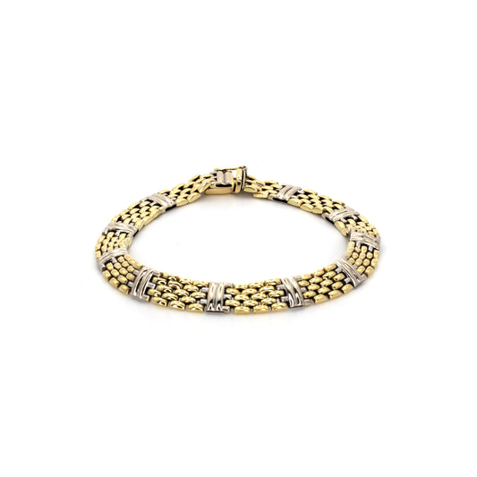 Bicolour Gold Bracelet