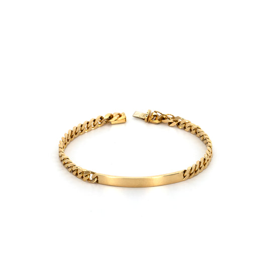 ID Solid Gold Bracelet