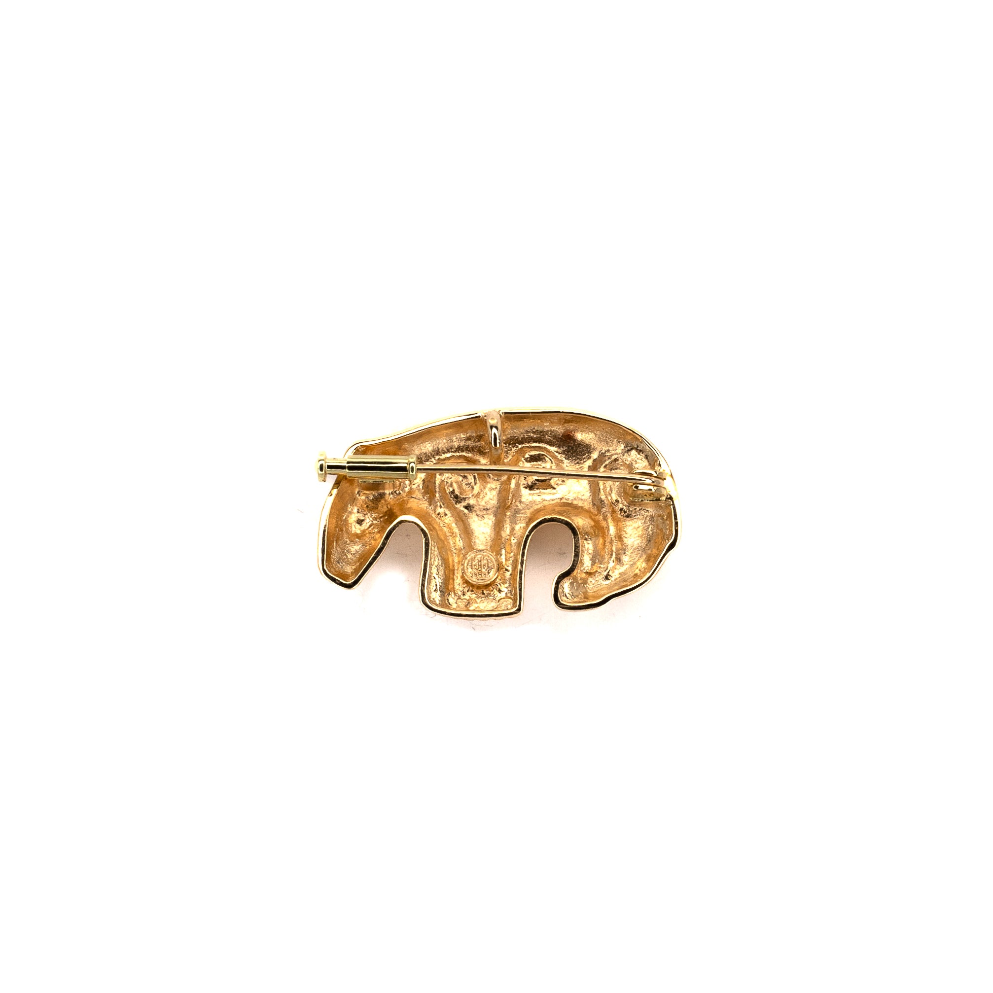 Kalevala Bear Gold Pendant/Brooch
