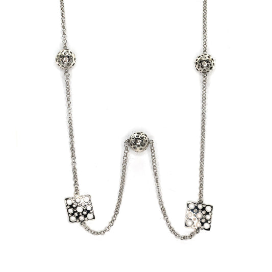 Liisa Vitali "Lace" & "Ladybird" Necklace