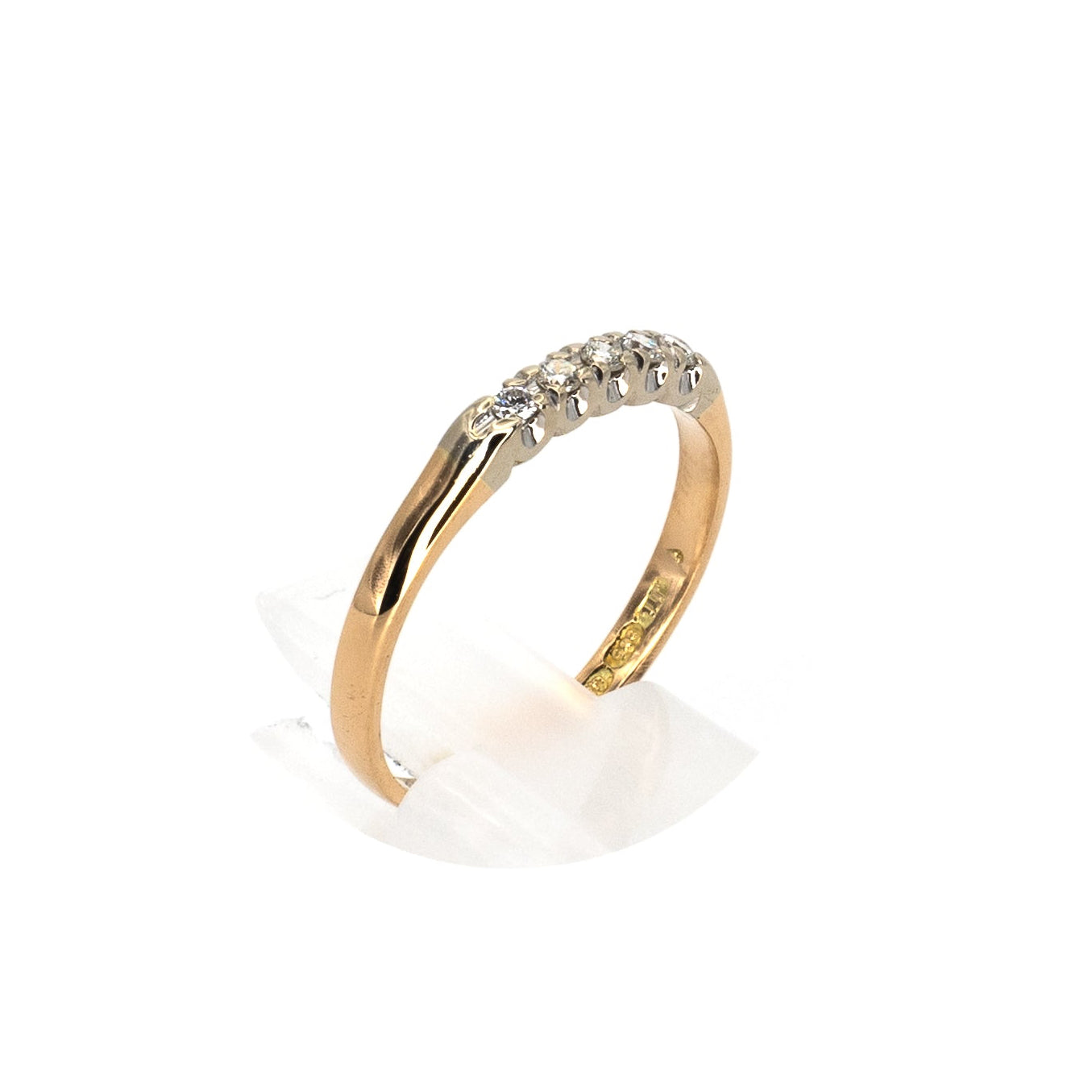 Five Diamond Gold ring