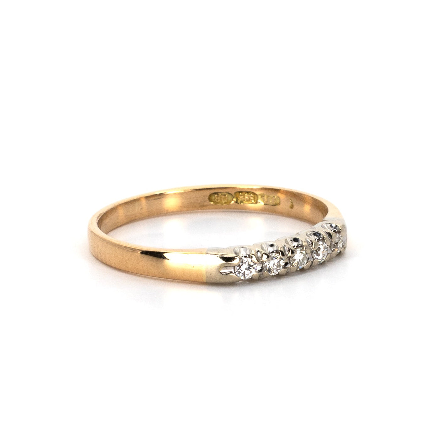 Five Diamond Gold ring
