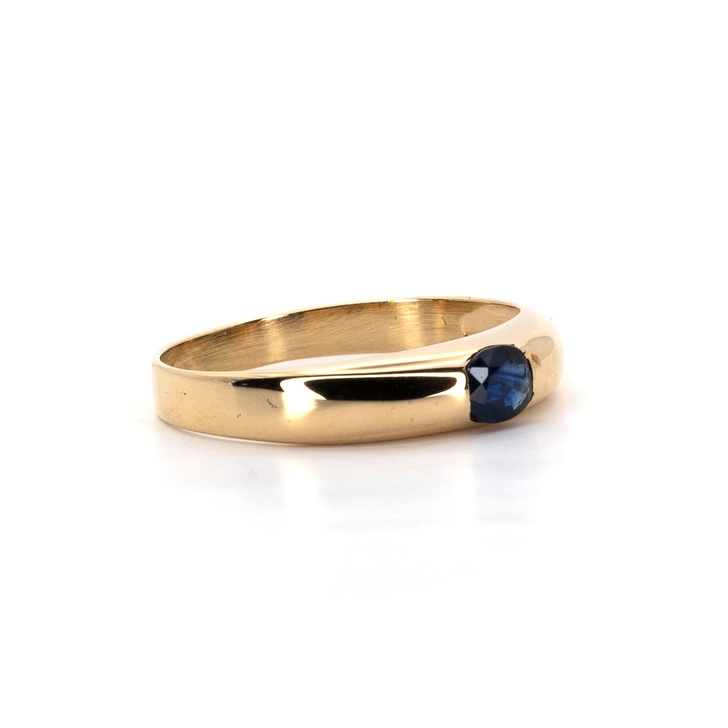 Blue Sapphire Gold Ring