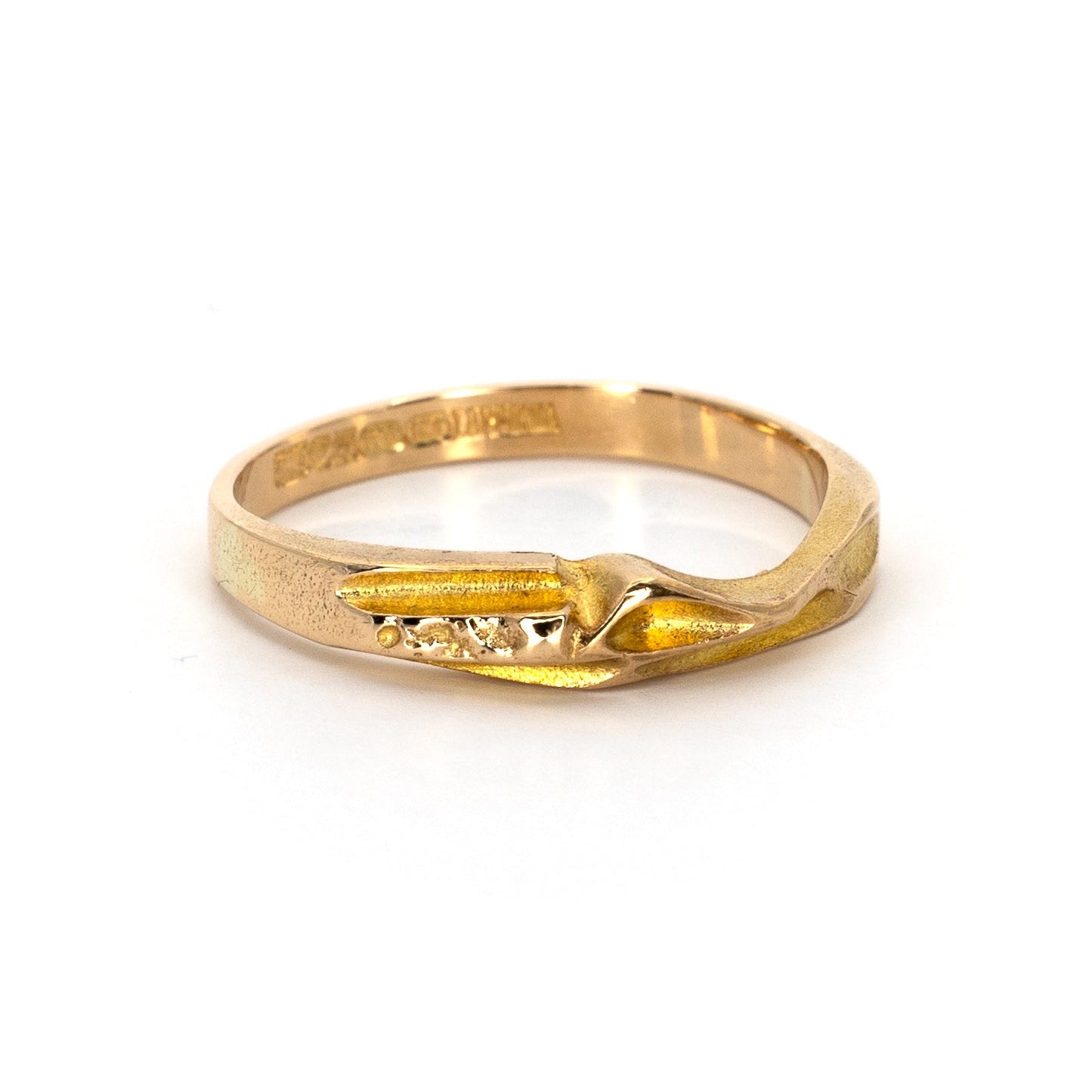 Lapponia Ocean Tide Gold Ring