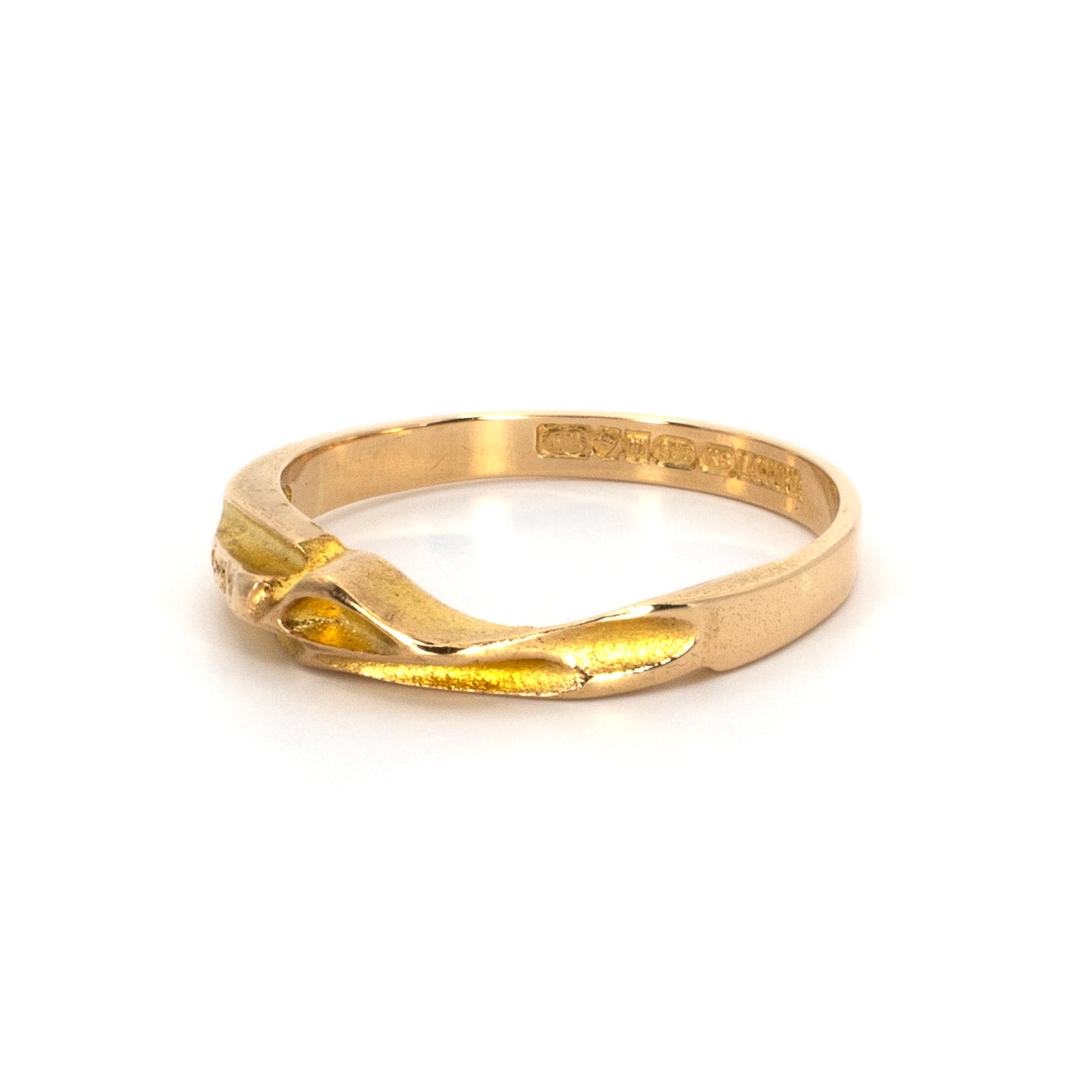 Lapponia Ocean Tide Gold Ring