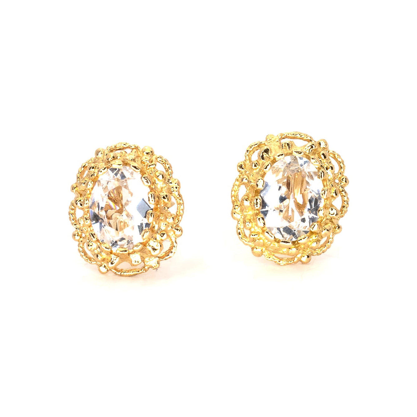 Vintage Victorian Stud Earrings