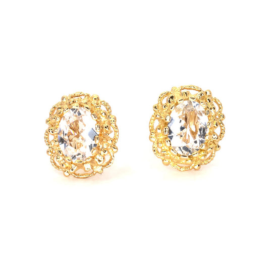 Vintage Victorian Stud Earrings