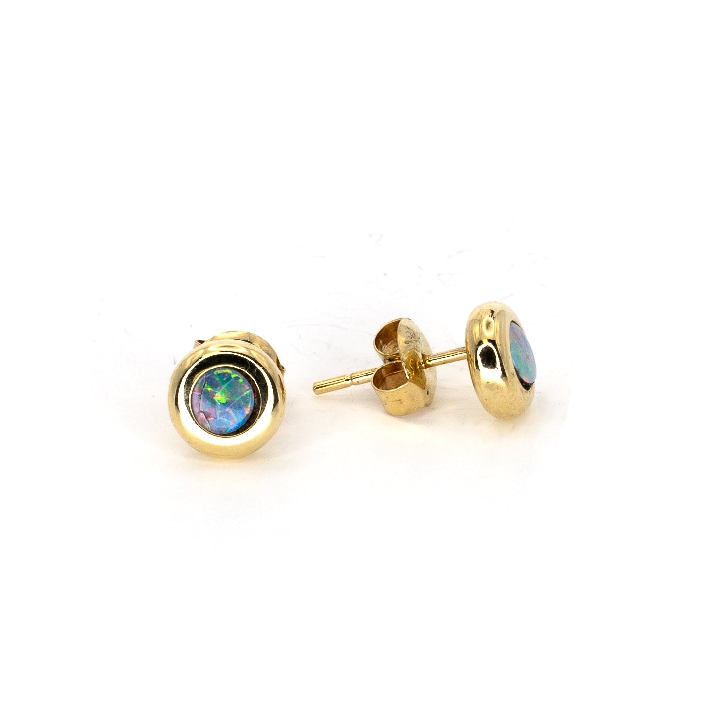 Opal Stud Earrings