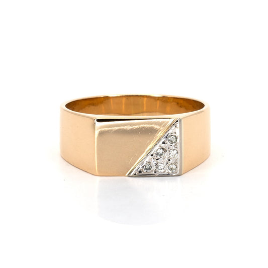 Diamond Signet Ring