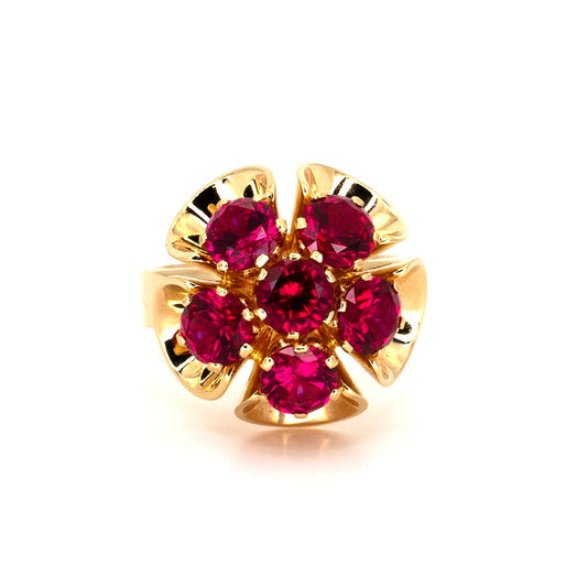 Flower Power Gold Ring