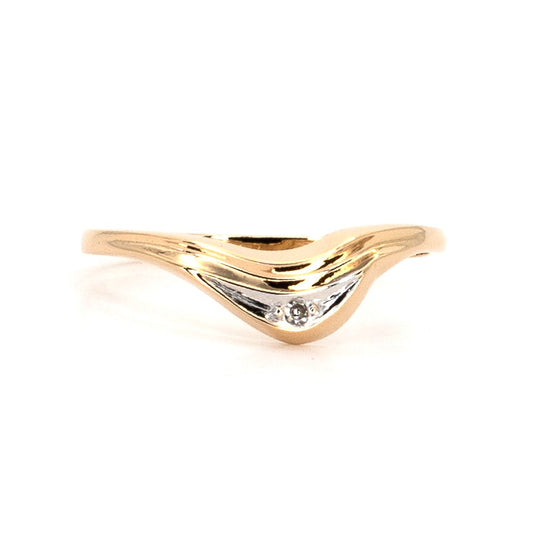 Minimal Wave Gold Ring