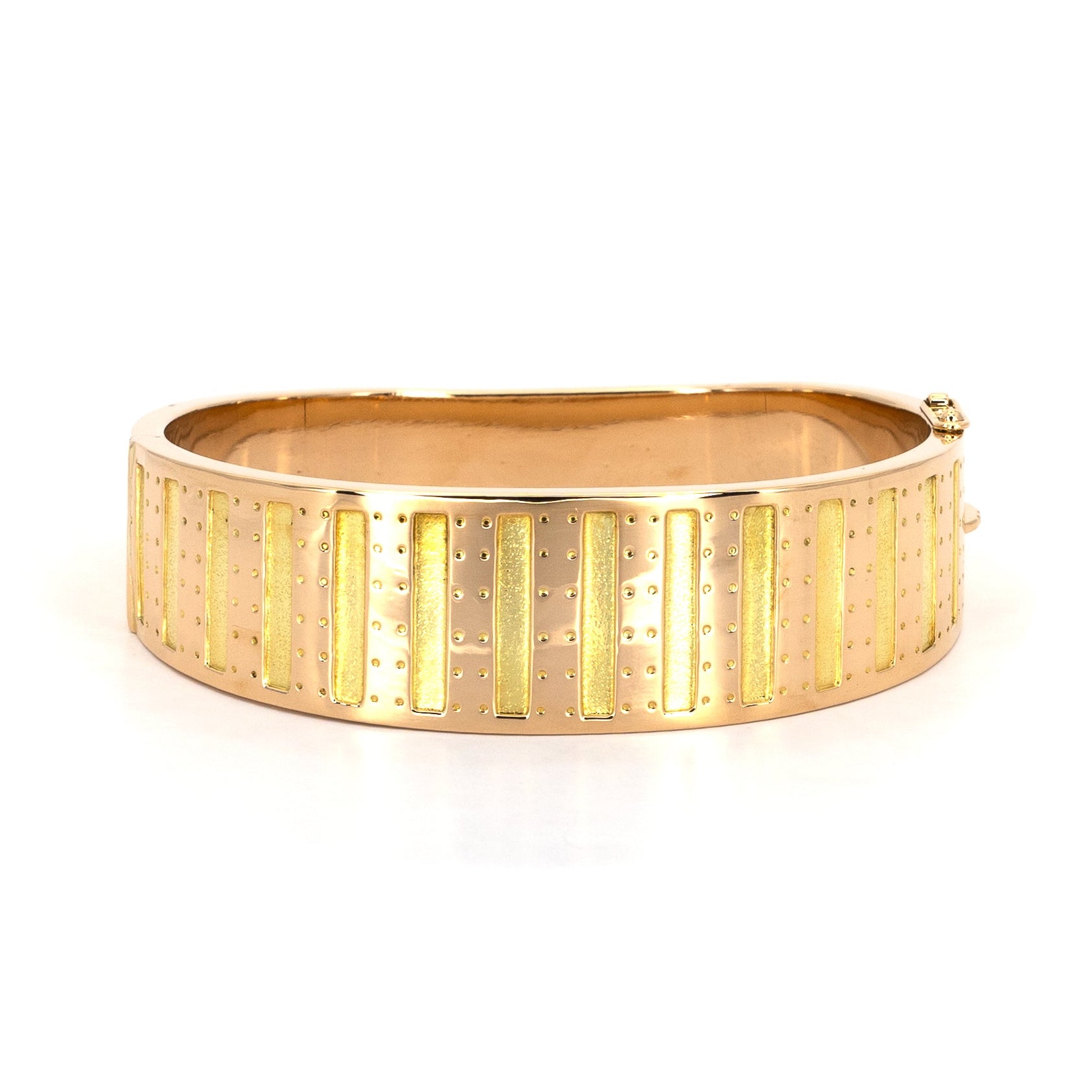 Kalevala "metsäpirtti" Gold Cuff Bracelet