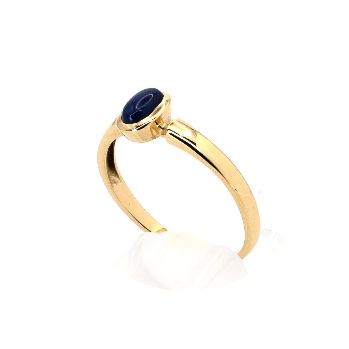 Blue Gem Gold Ring