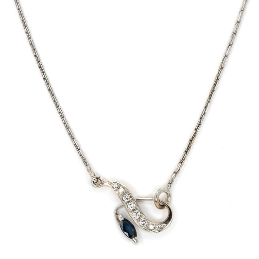 Tillander White Gold & Diamond Necklace