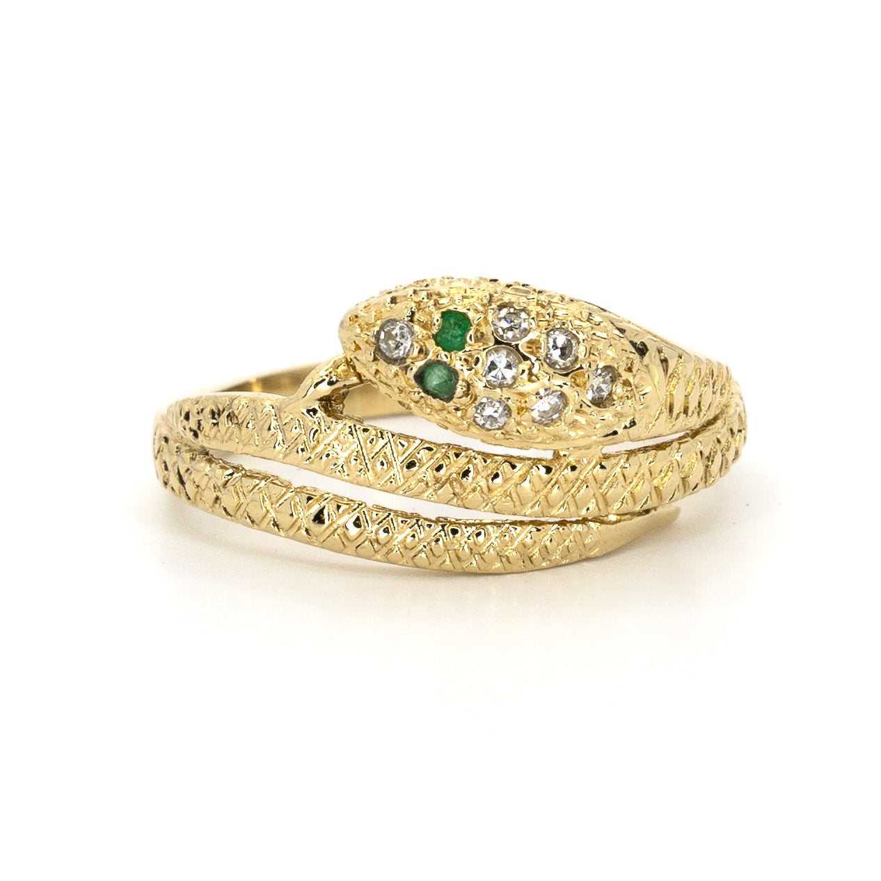 Timantti-käärmesormus