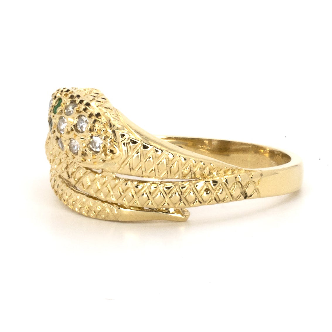 Timantti-käärmesormus