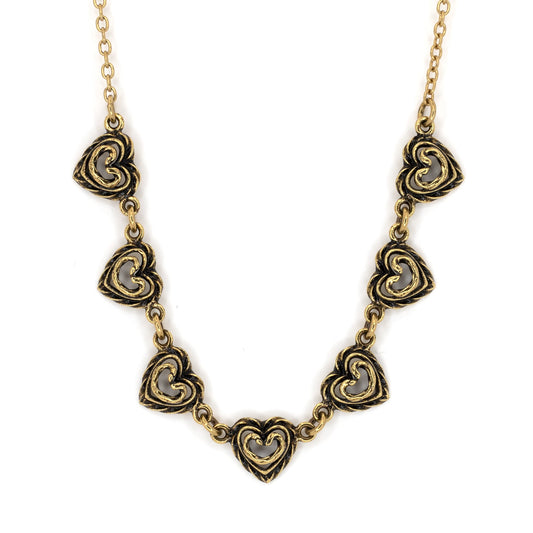 Kalevala "talon sydän kääty" Bronze Necklace