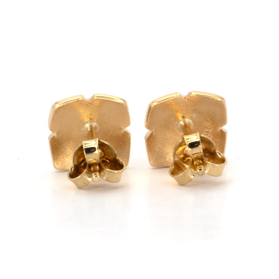Kalevala "Osman-solmu" Gold Earrings