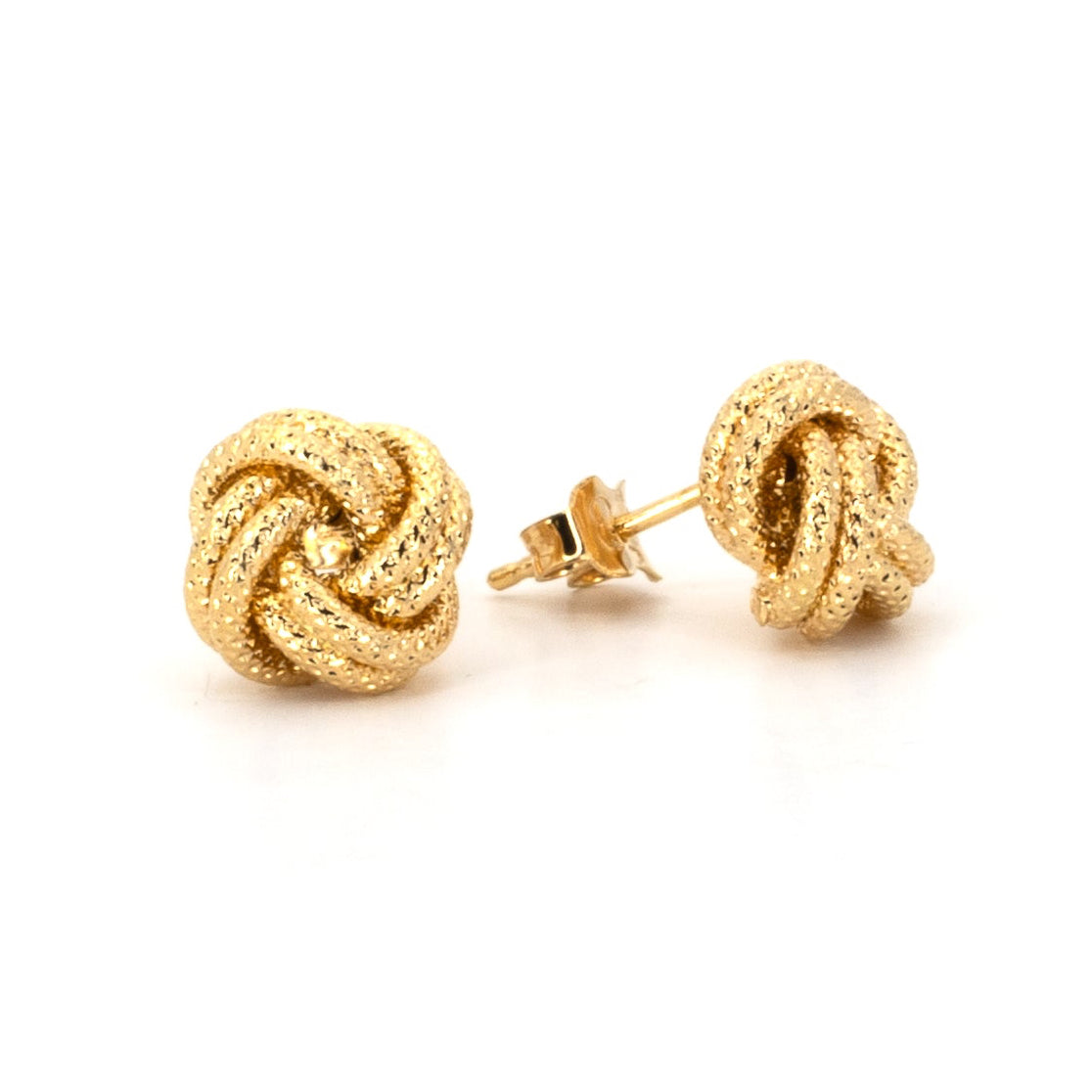 Gold Love Knot Earrings