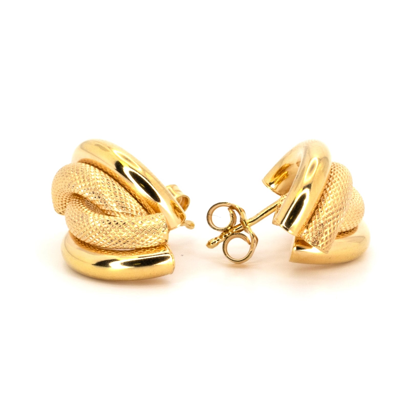 Golden Rope Earrings