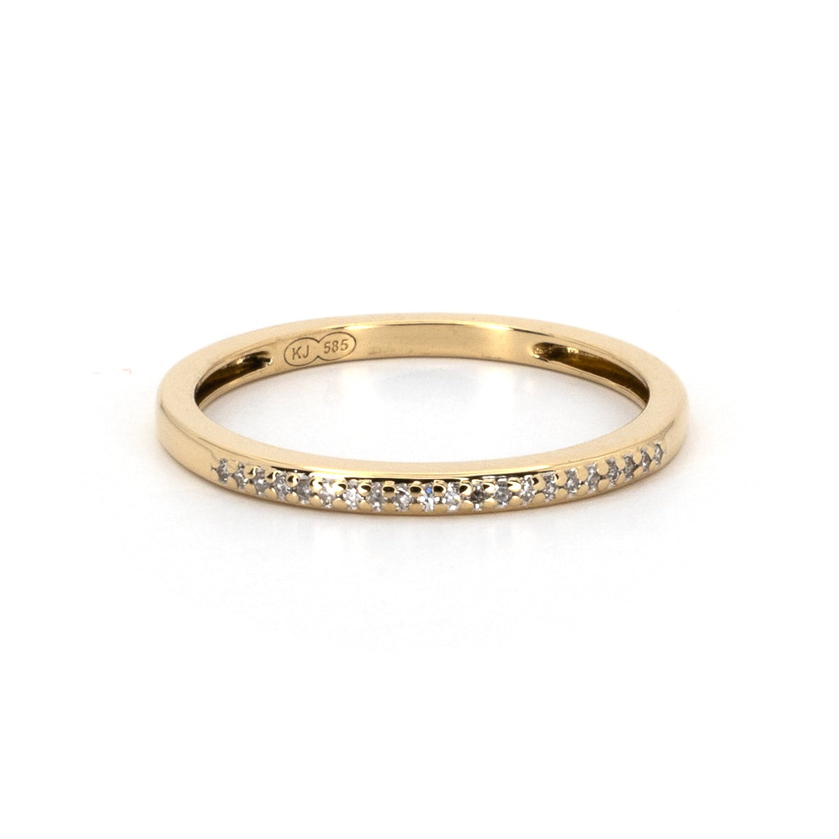 Half Eternity Gold Ring