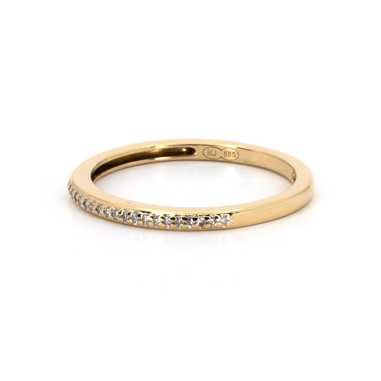 Half Eternity Gold Ring
